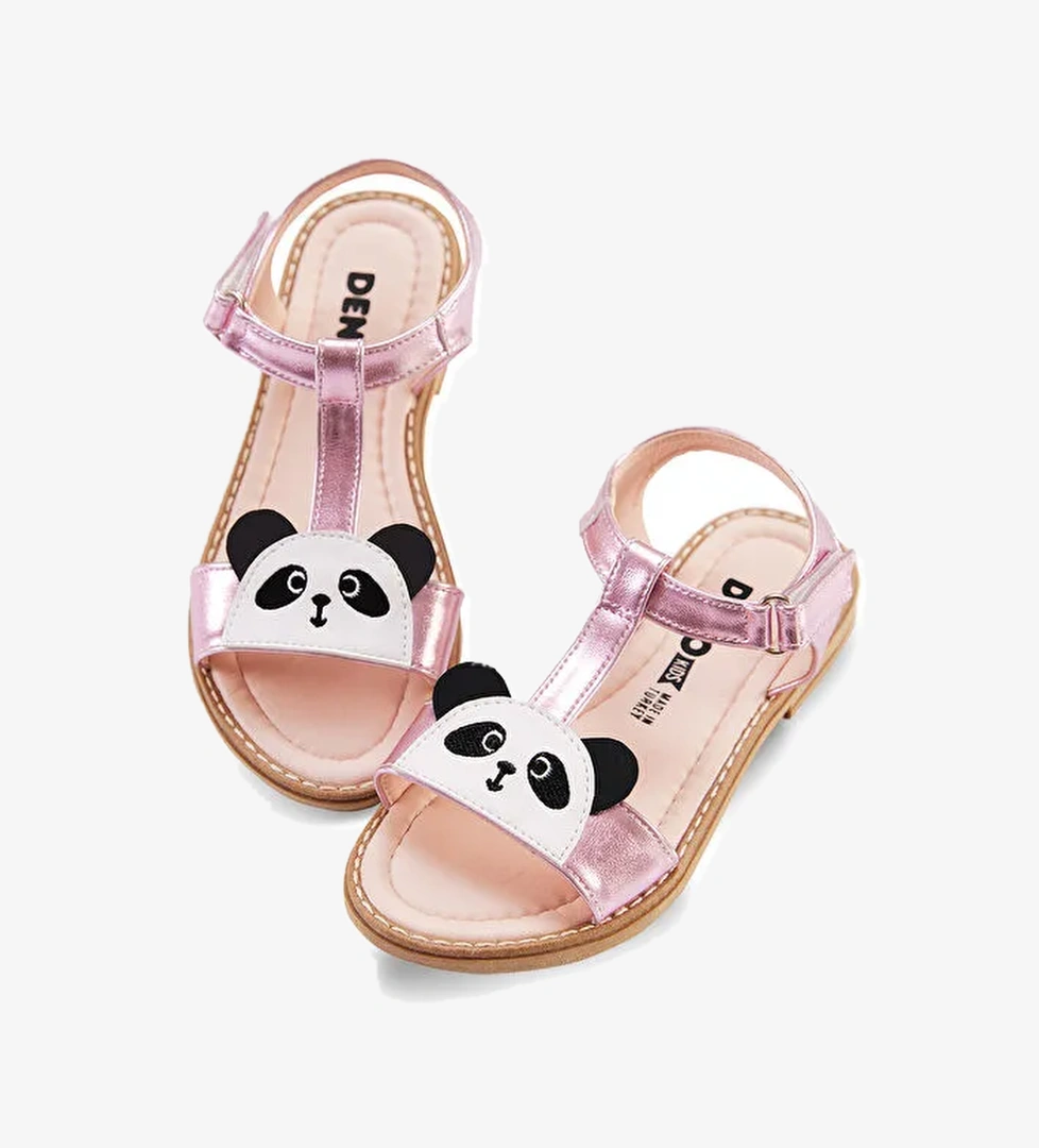 Panda Kız Çocuk Sandalet - Görsel 1