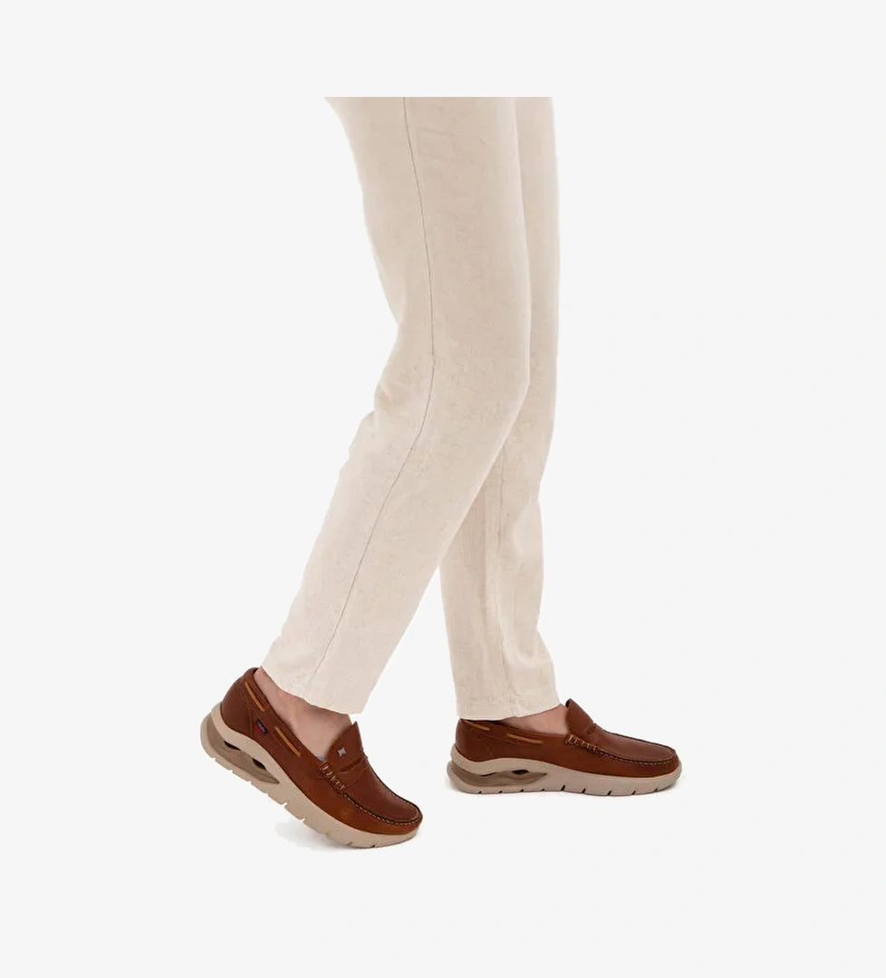 CALLAGHAN Erkek Hakiki Deri Kahverengi Casual Ayakkabı - Görsel 1