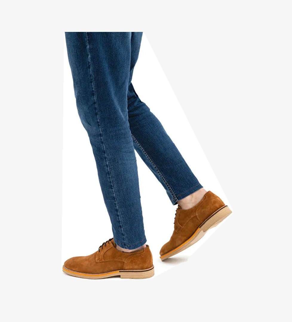 Tamer Tanca Lacivert Erkek Süet Günlük Ayakkabı 383 5194 ERK AYK SK22/23 - Görsel 1