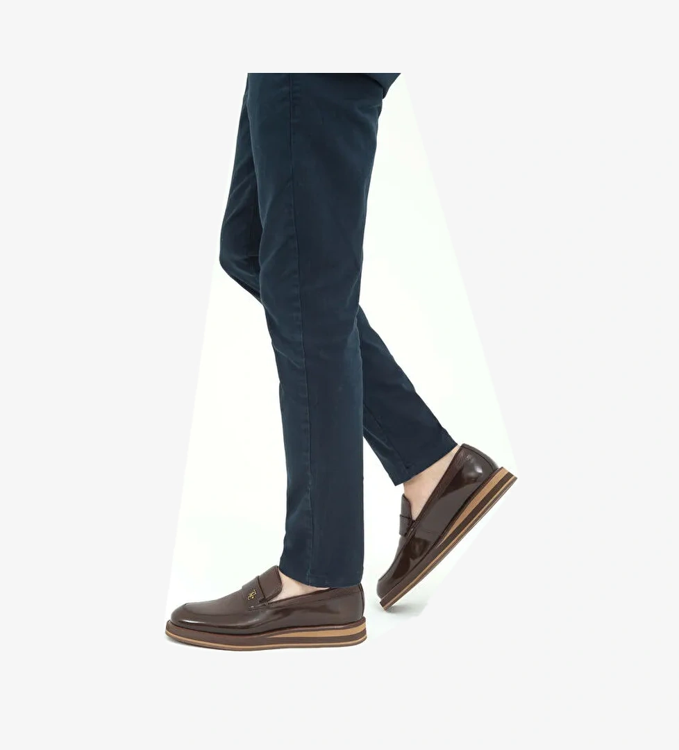 Tamer Tanca Siyah Erkek Deri Günlük Ayakkabı 183 20067 ERK AYK SK22/23 - Görsel 1