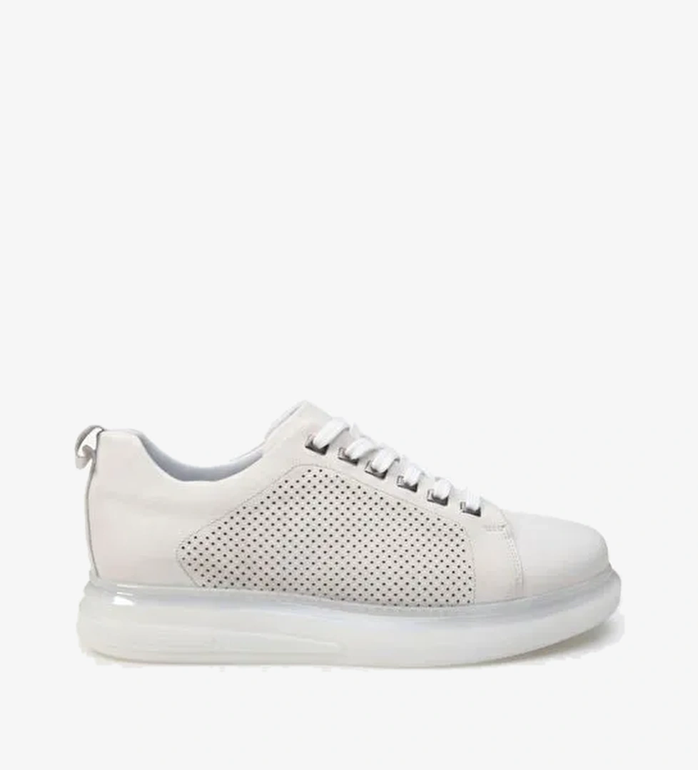 Hakiki Deri Bej Erkek Günlük Ayakkabı