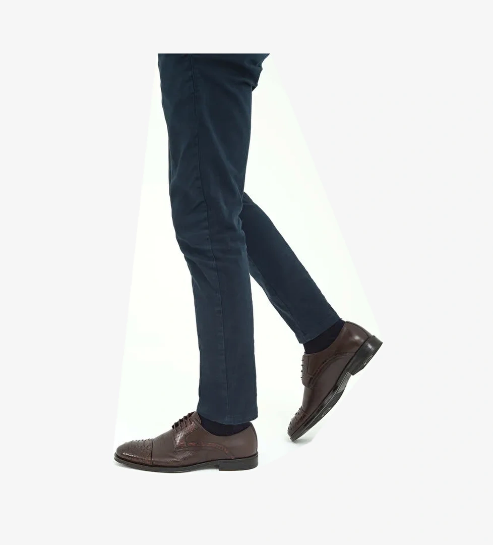 Tamer Tanca Tamer Tanca Erkek Hakiki Deri Kahverengi Klasik Ayakkabı | Boyner Kahverengi - 1. görsel