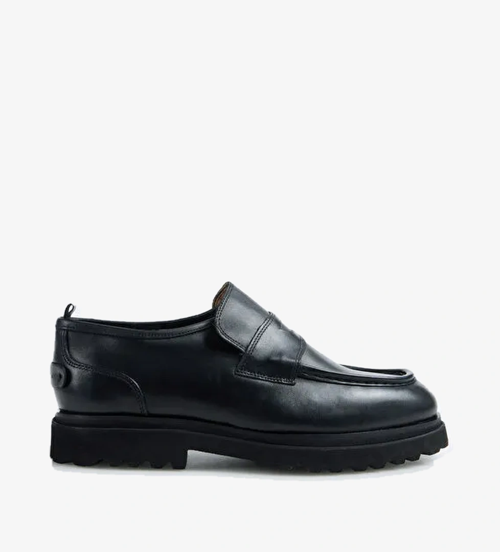 Fabrika Siyah Erkek Deri Klasik Ayakkabı YODER-BRUCE