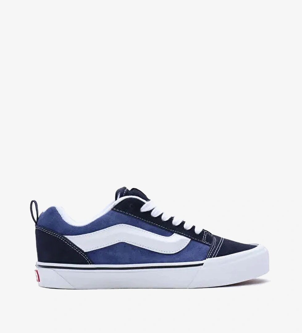 Vans VN0009QCNWD1-Knu Skool Lacivert Deri Kadın Lifestyle Ayakkabı
