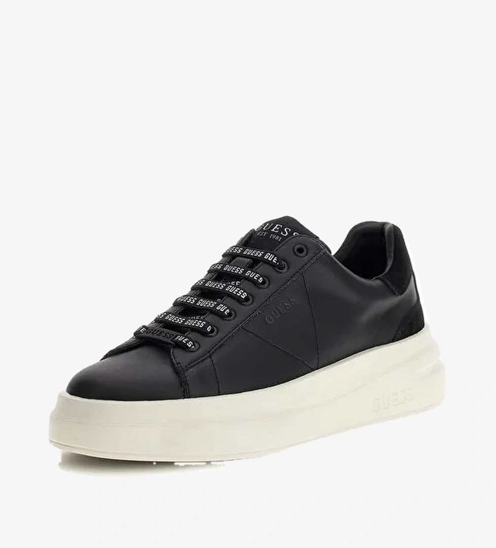 Guess Siyah Kadın deri Sneaker FLPVIBSUE12-BLACK