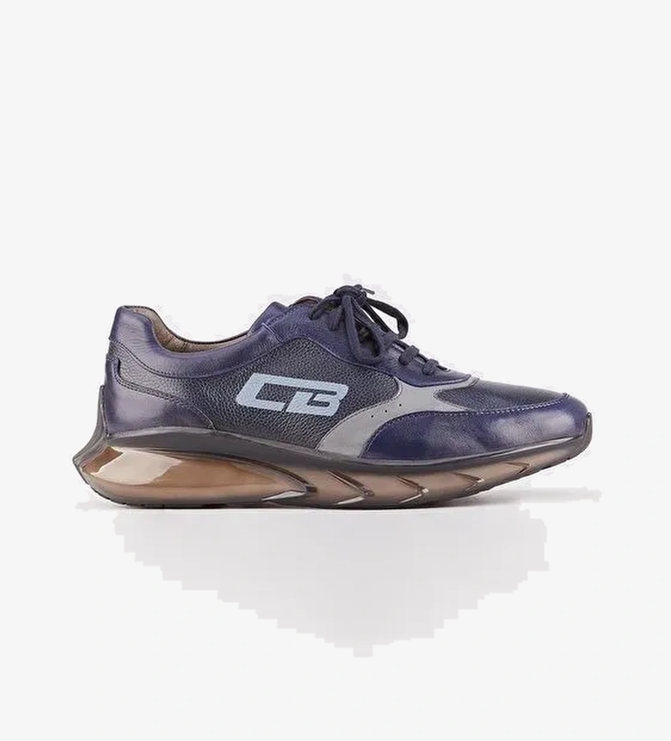 Cabani Ayakkabı Siyah Erkek Deri Sneaker 118448 - Görsel 1