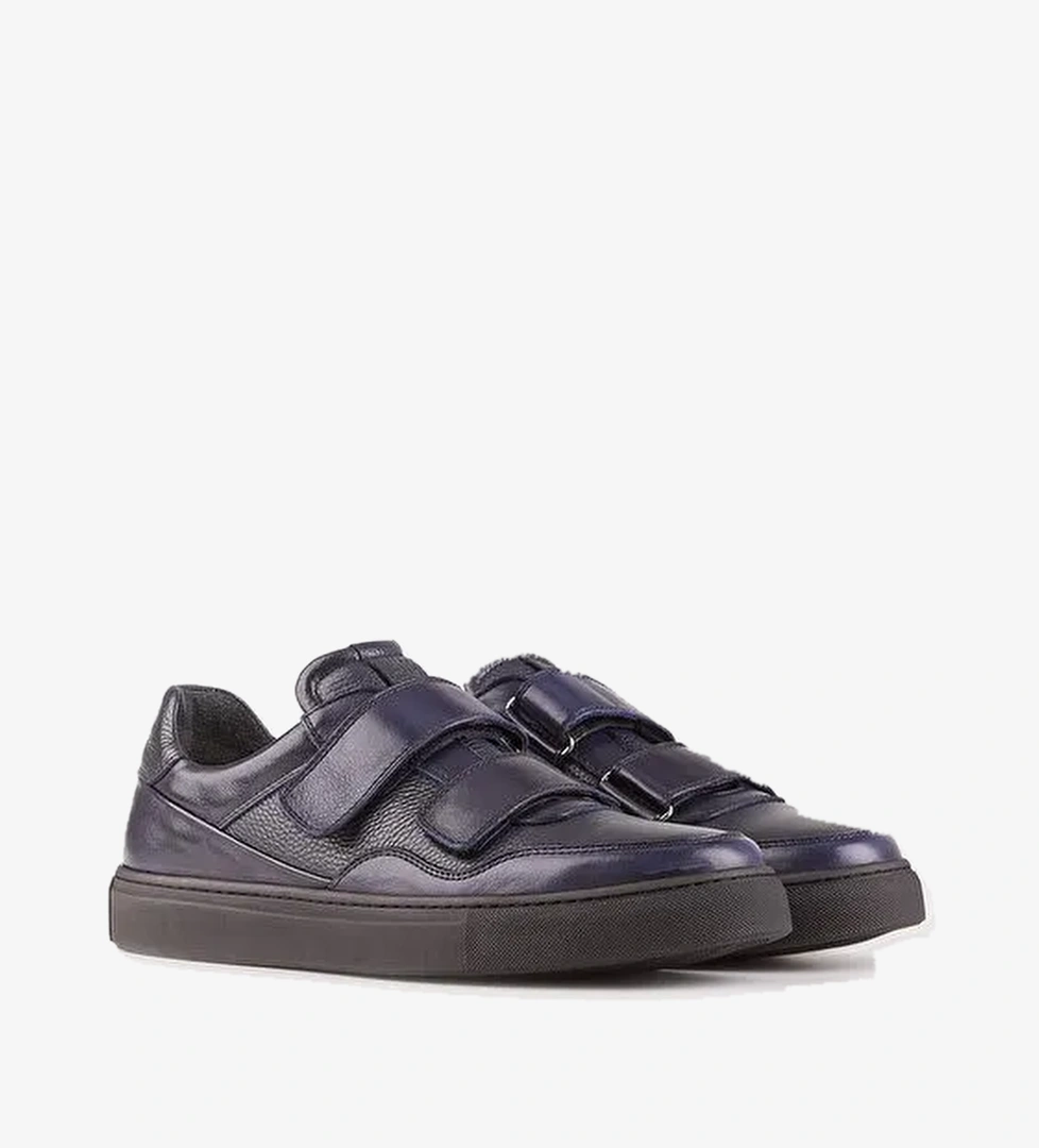 Cabani Ayakkabı Lacivert Erkek Deri Sneaker 118414 - Görsel 1