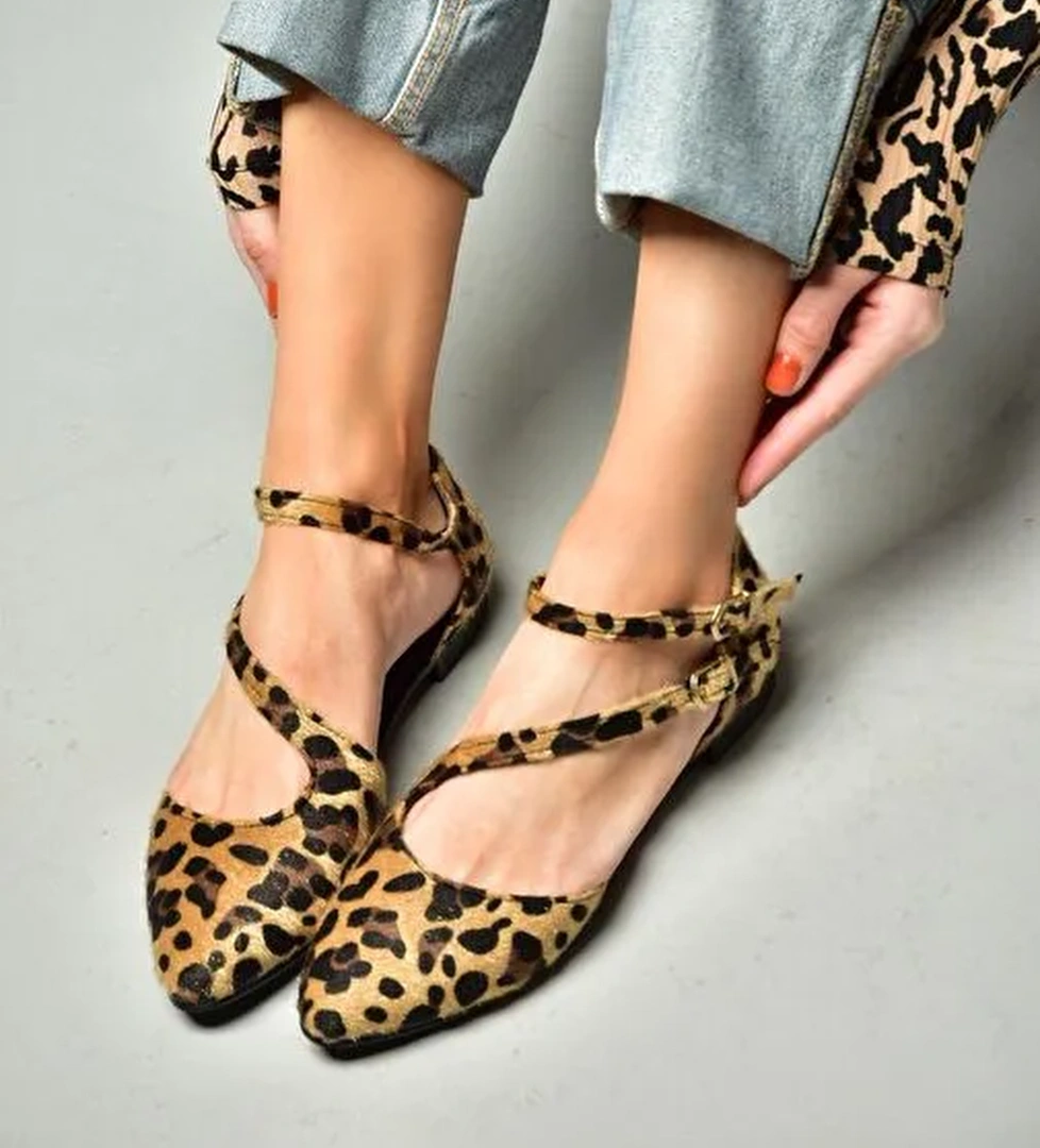 Leopar Kadın Babet D726016902 - Görsel 1