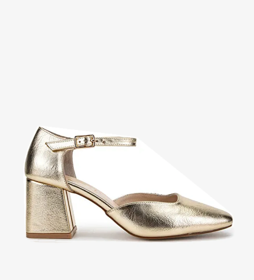 Tamer Tanca Gümüş Kadın Topuklu Ayakkabı 886 24-101 BN AYK Y24_bynr1 - Görsel 1