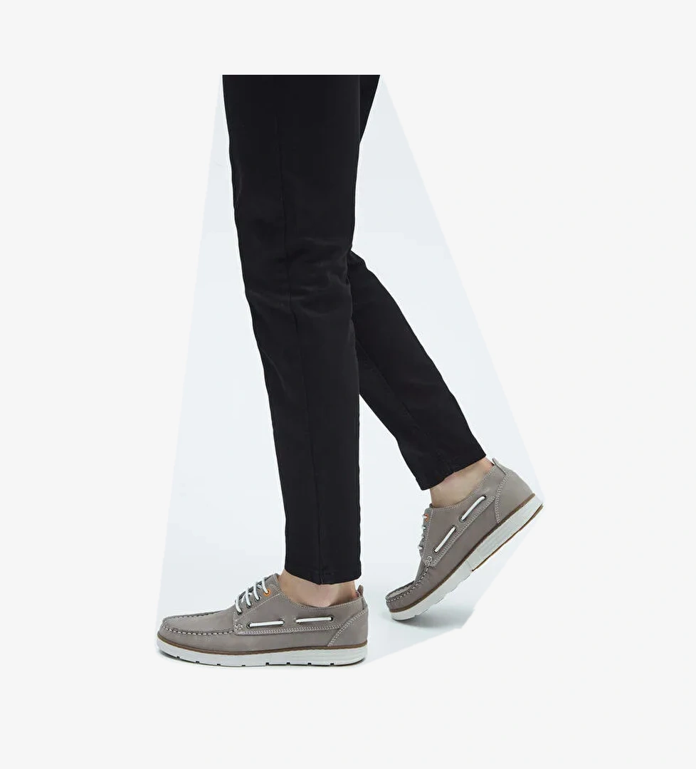 Tamer Tanca Erkek Hakiki Deri Taş Casual Ayakkabı - Görsel 1