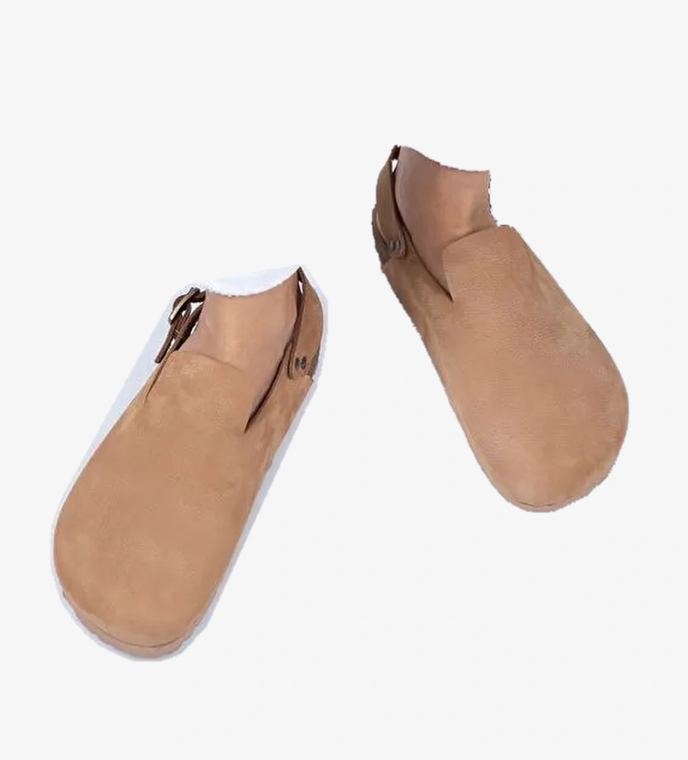 Manijero Taba Kadın Deri Sandalet MNJ.076.10 - Görsel 1