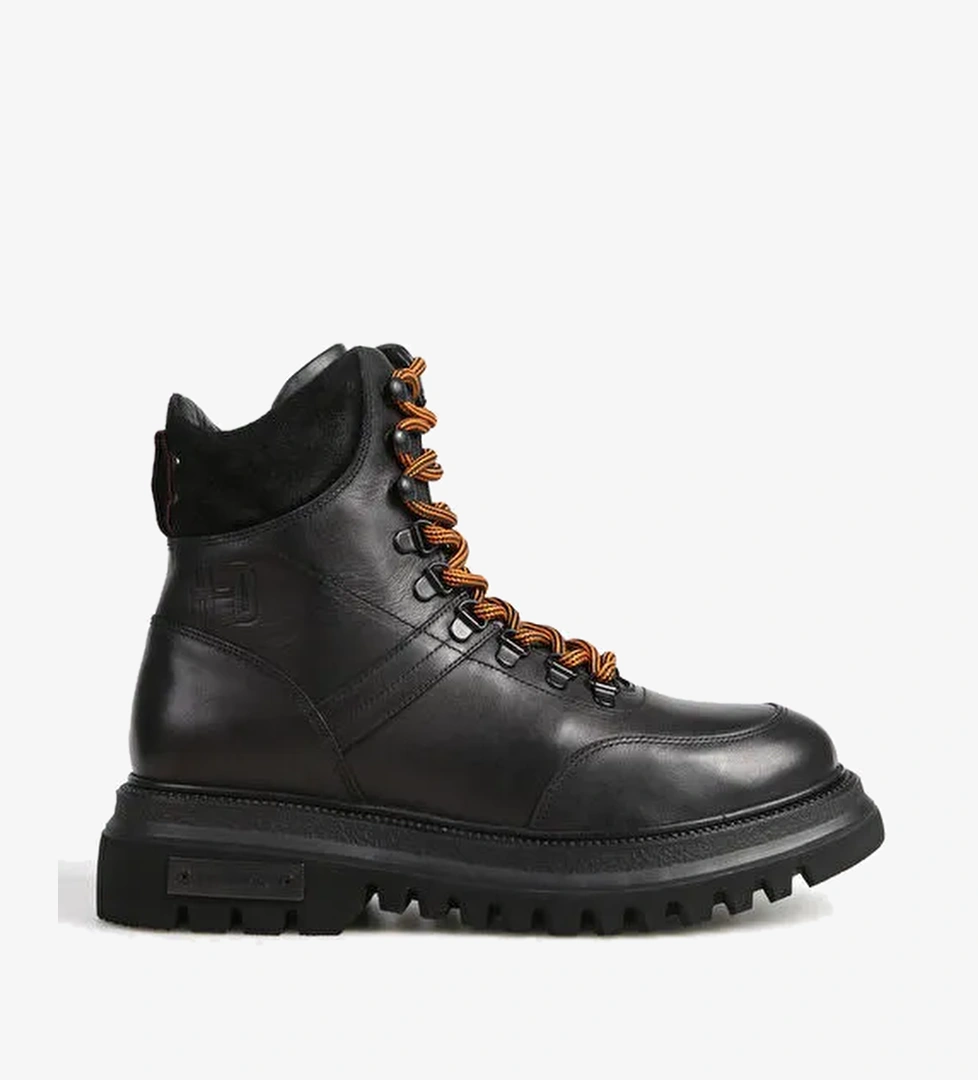 Harley Davidson Siyah Erkek Deri Bot STEIN - Görsel 1