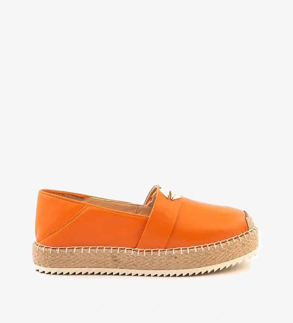 Rouge Yeşil Kadın Deri Espadril 231RGK857 102-100 - Görsel 1
