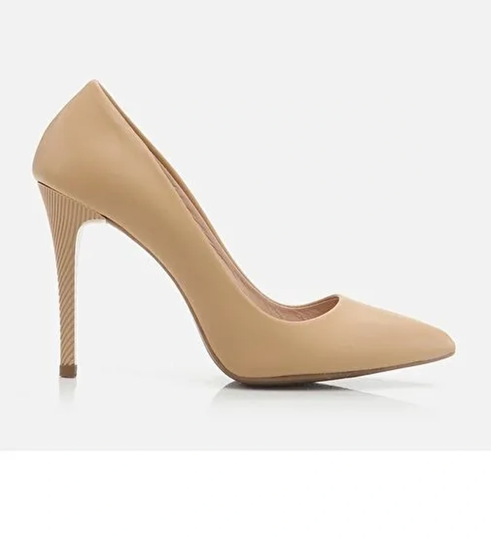 Hotiç Bej Kadın Deri Stiletto 01AYH274880A330 - Görsel 1