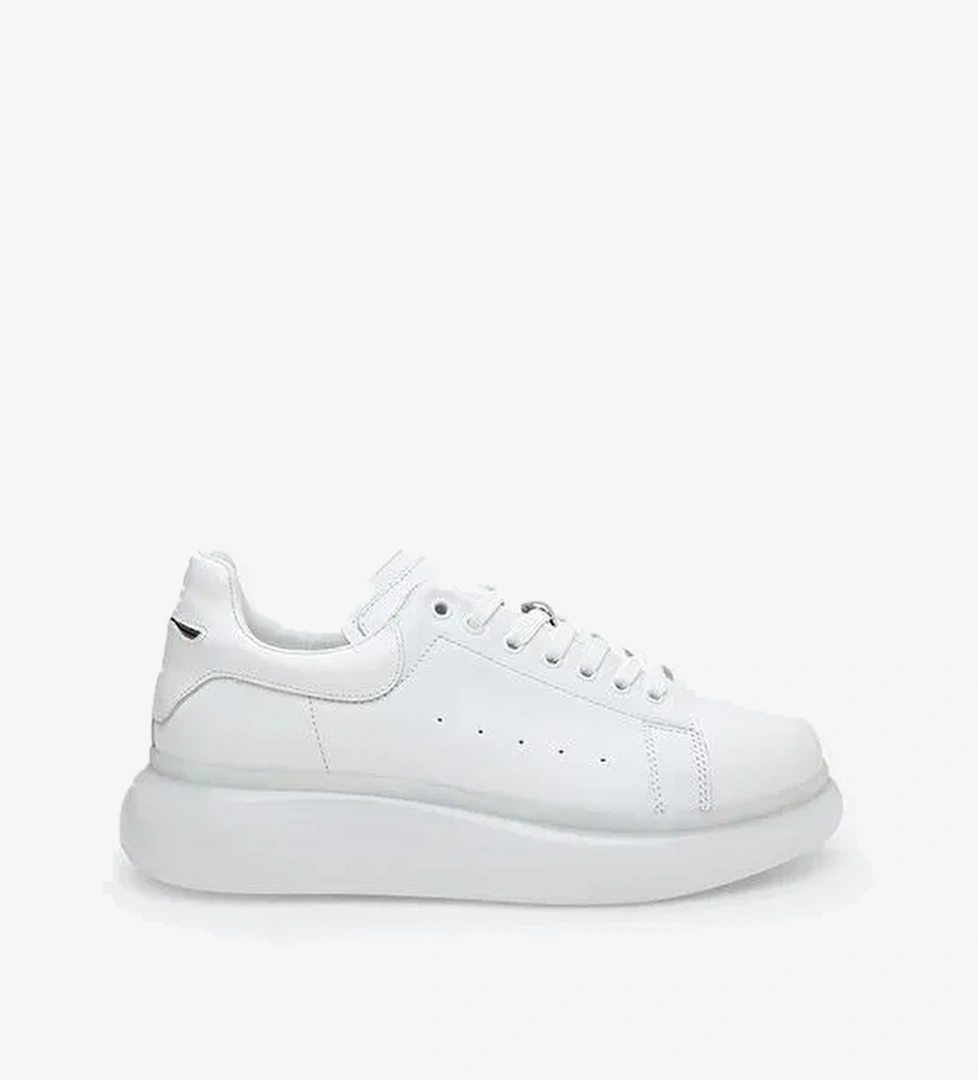 Hotiç Beyaz Erkek Deri Sneaker 02AYH281340A900 - Görsel 1