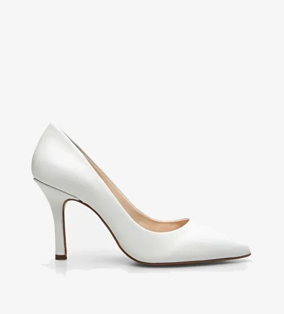 Hotiç Beyaz Kadın Deri Stiletto 01AYH283170A900 - Görsel 1