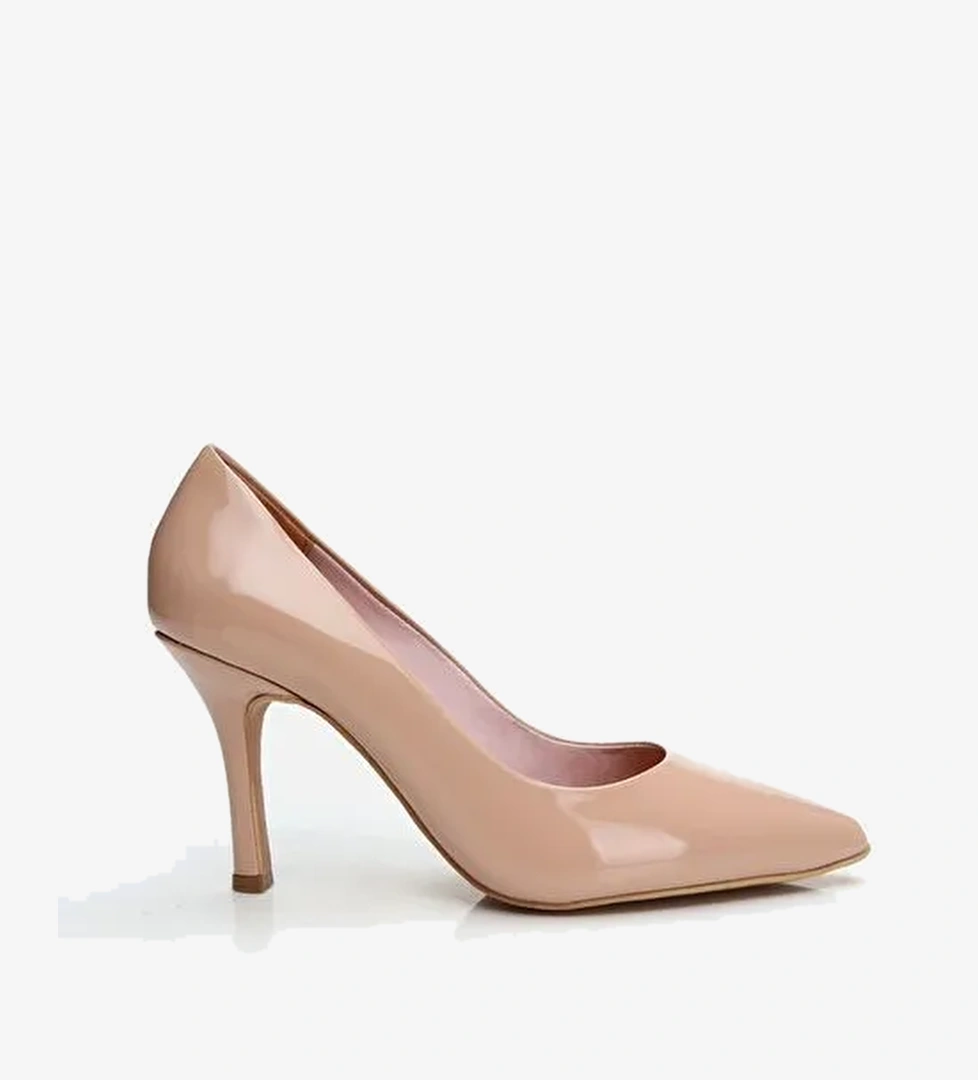 Hotiç Nude Kadın Rugan Stiletto 01AYH283160A330 - Görsel 1