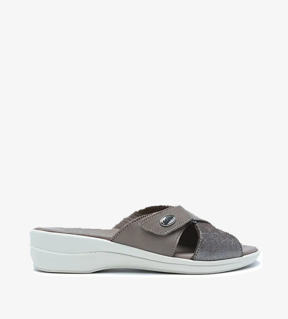 K1992-125 Kifidis Kadın Deri Terlik 36-41 - Görsel 1