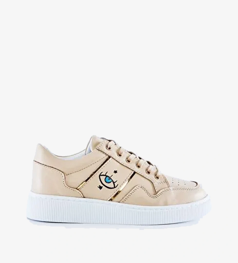 Valmenti Bej Kadın Deri Sneaker 352 645 BN AYK Y23 - Görsel 1