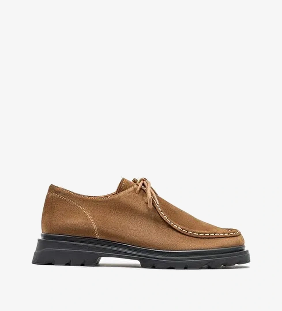 Vizon Deri Kadın Günlük Ayakkabı - Görsel 1