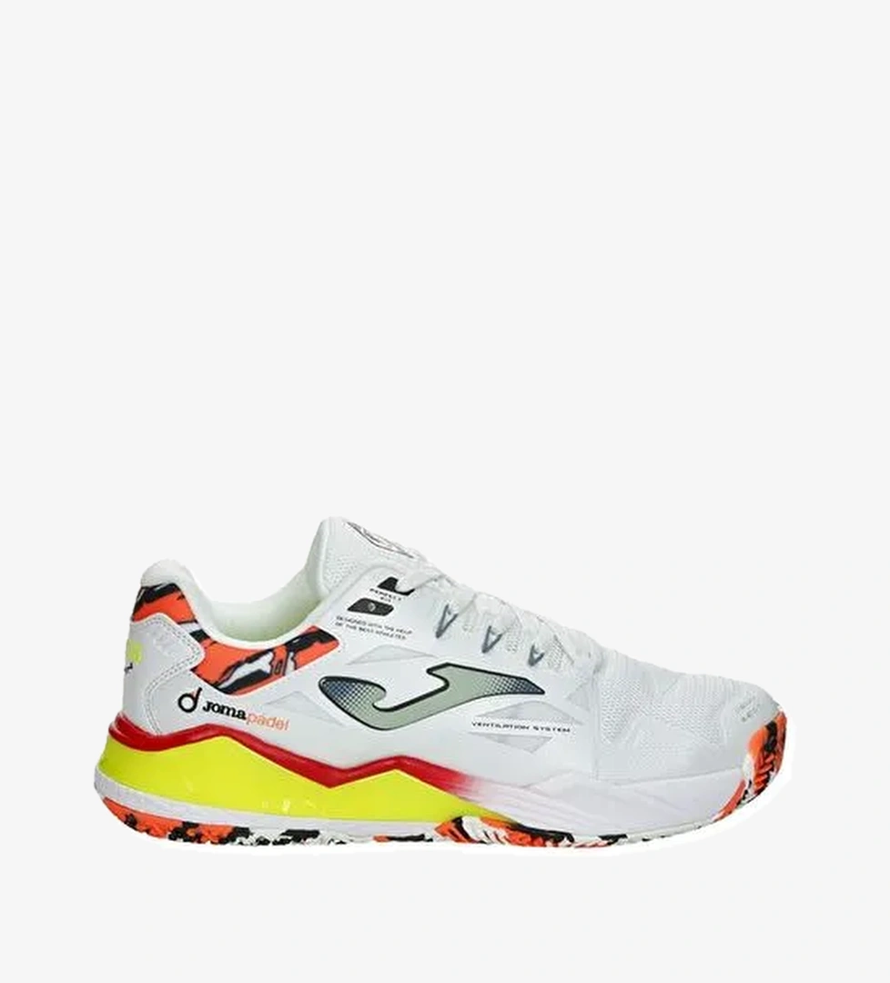 Joma Spın Men 2402 Blanco Amarıllo Flúor Beyaz Tenis Ayakk TSPINS2402OM - Görsel 1