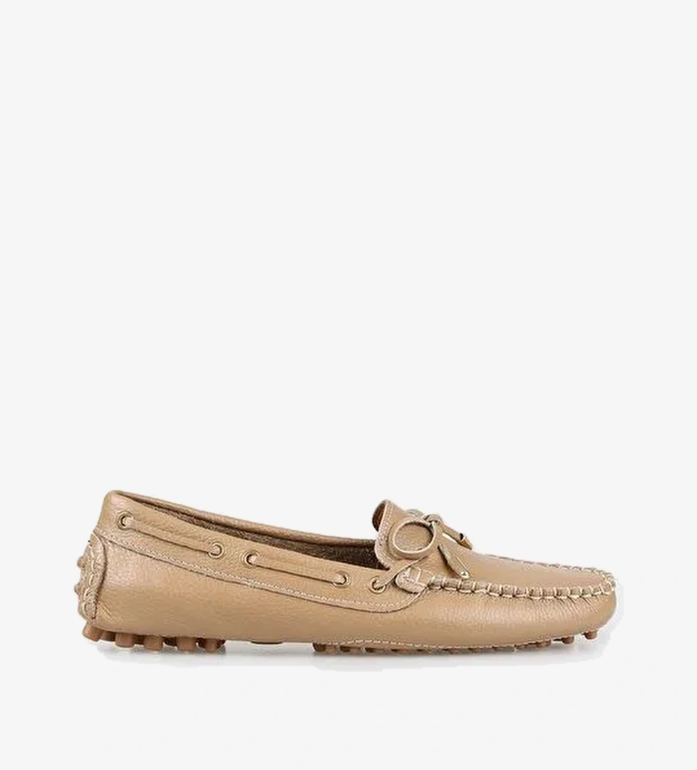 Camel Deri Günlük Ayakkabı - Görsel 1