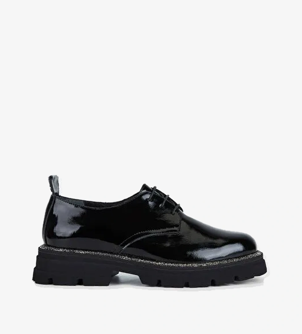 Valmenti Siyah Kadın Süet Loafer 775 5002 BN AYK SK23/24 - Görsel 1