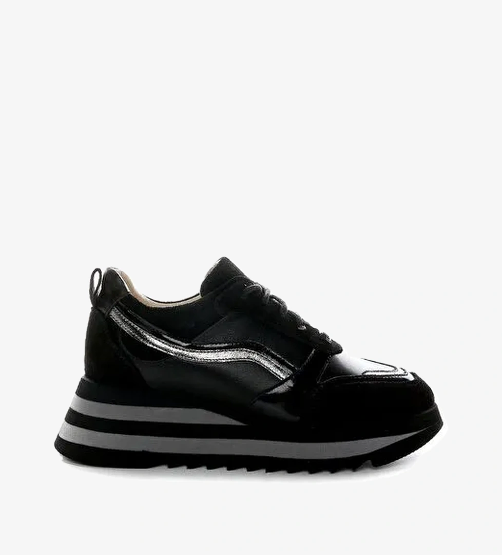 Valmenti Valmenti Lucia Kadın Siyah Hakiki Deri Sneakers & Spor Ayakkabı | Boyner Siyah - 1. görsel