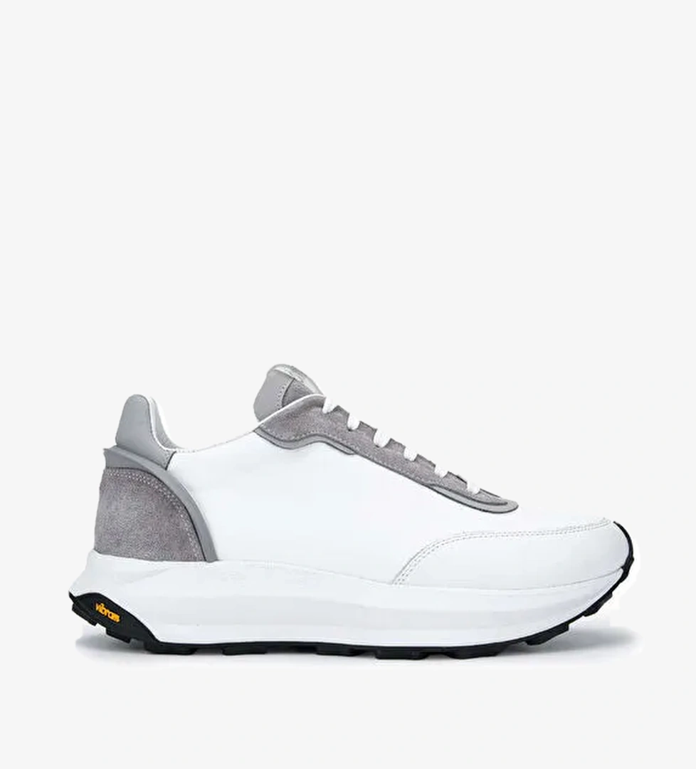 Tamer Tanca Erkek Hakiki Deri Beyaz Sneakers & Spor Ayakkabı - Görsel 1