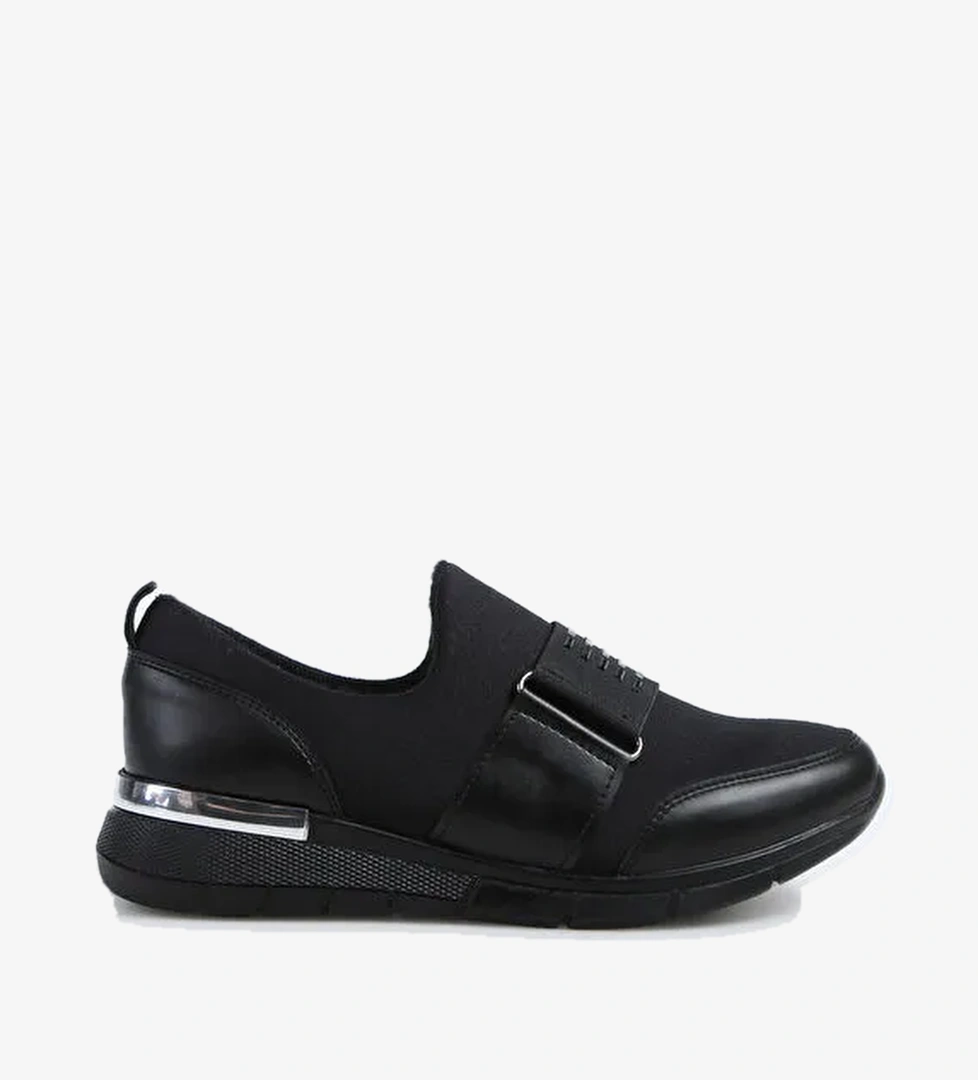 F By Fabrika Siyah Kadın Günlük Ayakkabı NATA - Görsel 1