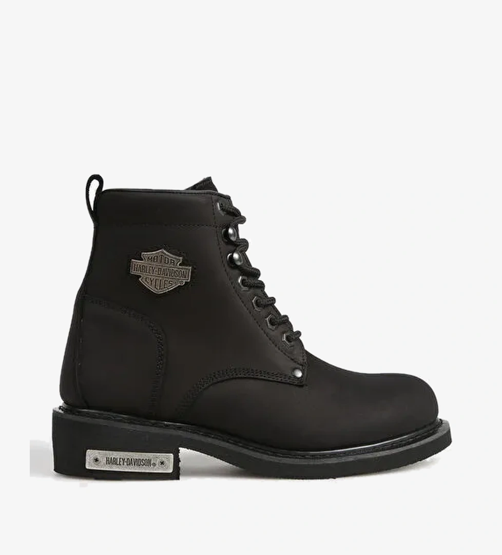 Harley Davidson Siyah Erkek Deri Bot - Görsel 1