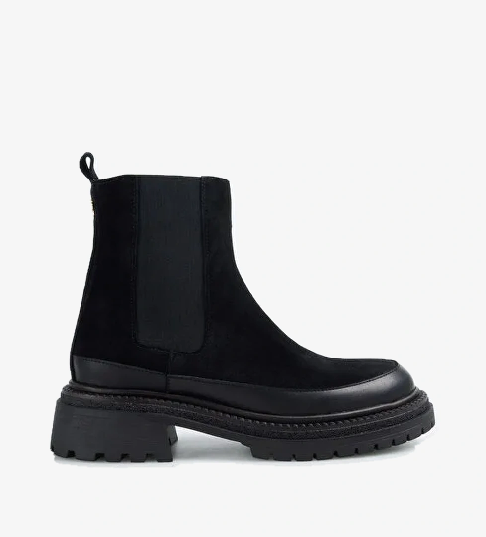 Fabrika Fabrika Siyah Kahve Kadın Deri Bot D-dunja model görseli