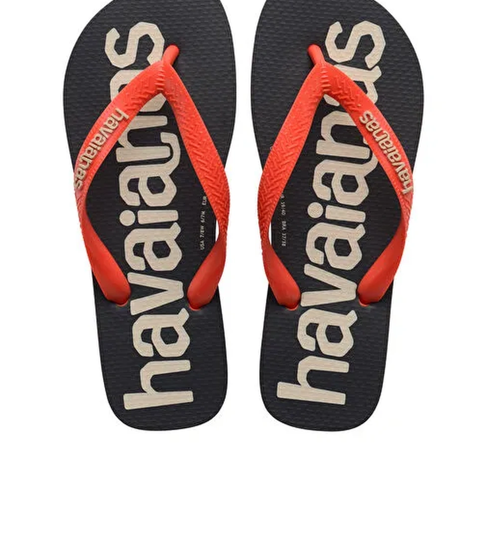 Havaianas Havaianas Siyah-Kırmızı Erkek Plaj Terliği HAV. TOP LOGOMANIA 2 BLOOD ORANGE model görseli