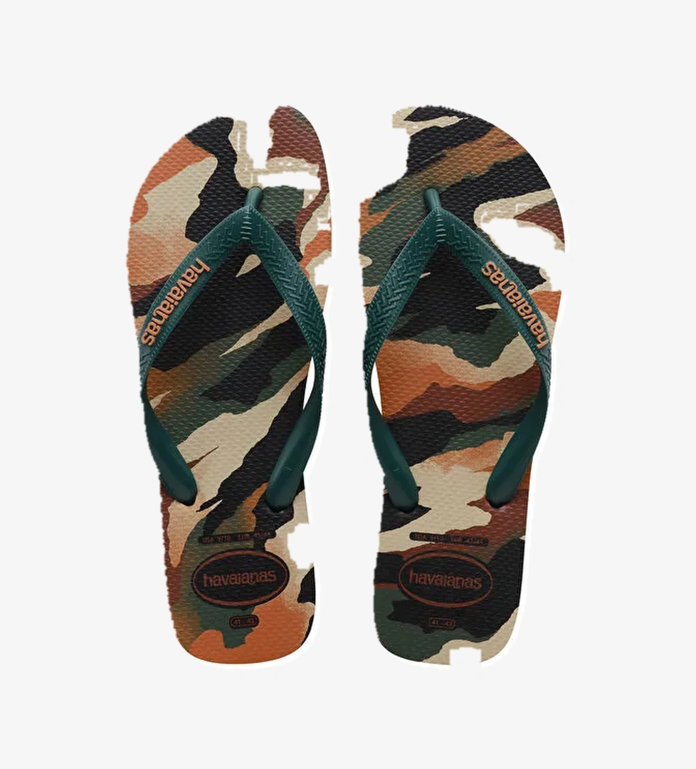 Havaianas Havaianas Çok Renkli Erkek Plaj Terliği HAV. TOP CAMU BLACK/PANTANAL GREEN model görseli