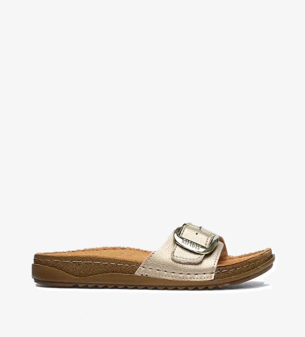 SIB213610 Kifidis-Natura Kadın Anatomik Deri Terlik 36-41 - Görsel 1