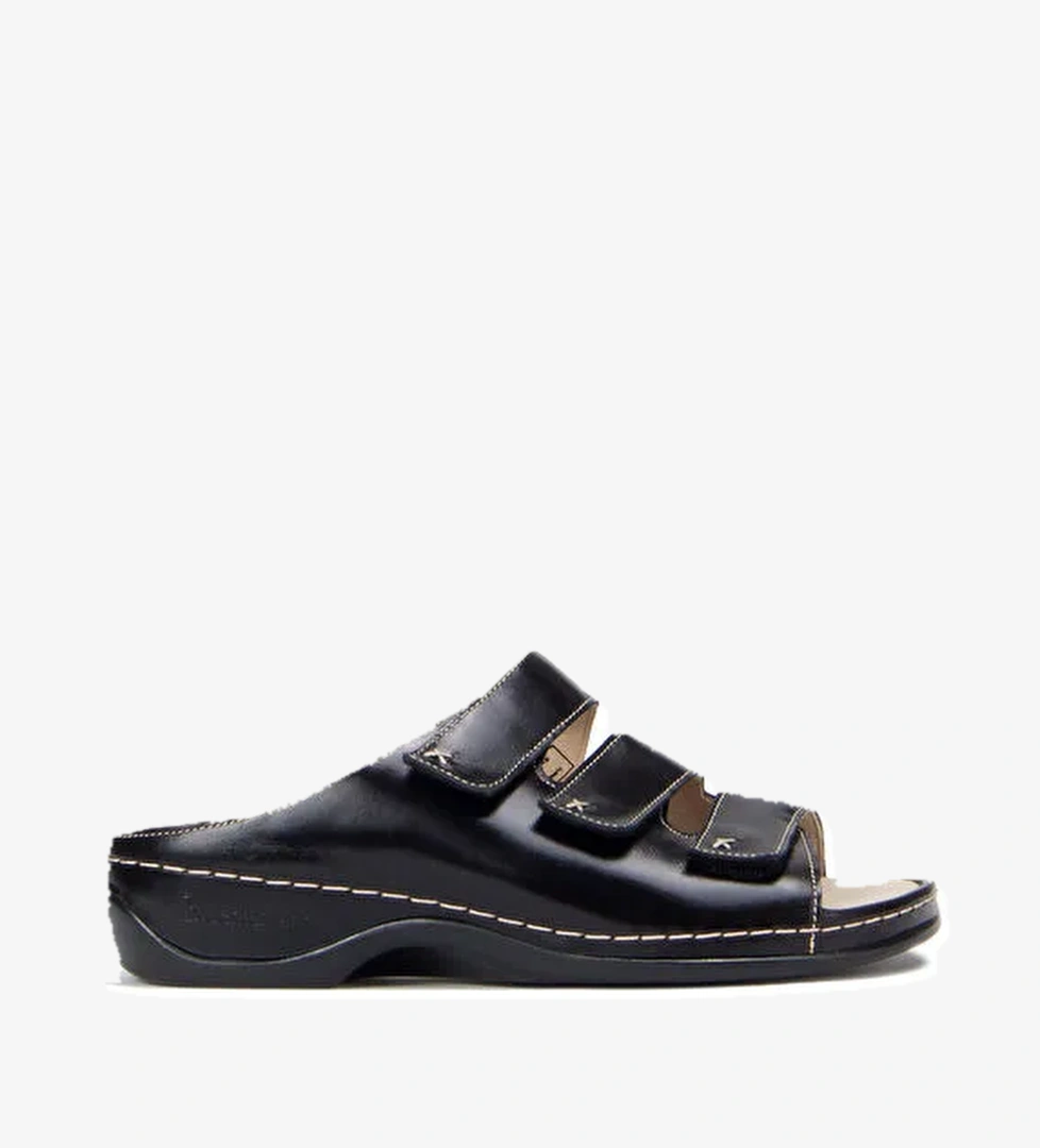 1007 Berkemann Franziska Kadın Anatomik Deri Terlik 3.0-8.5 - Görsel 1