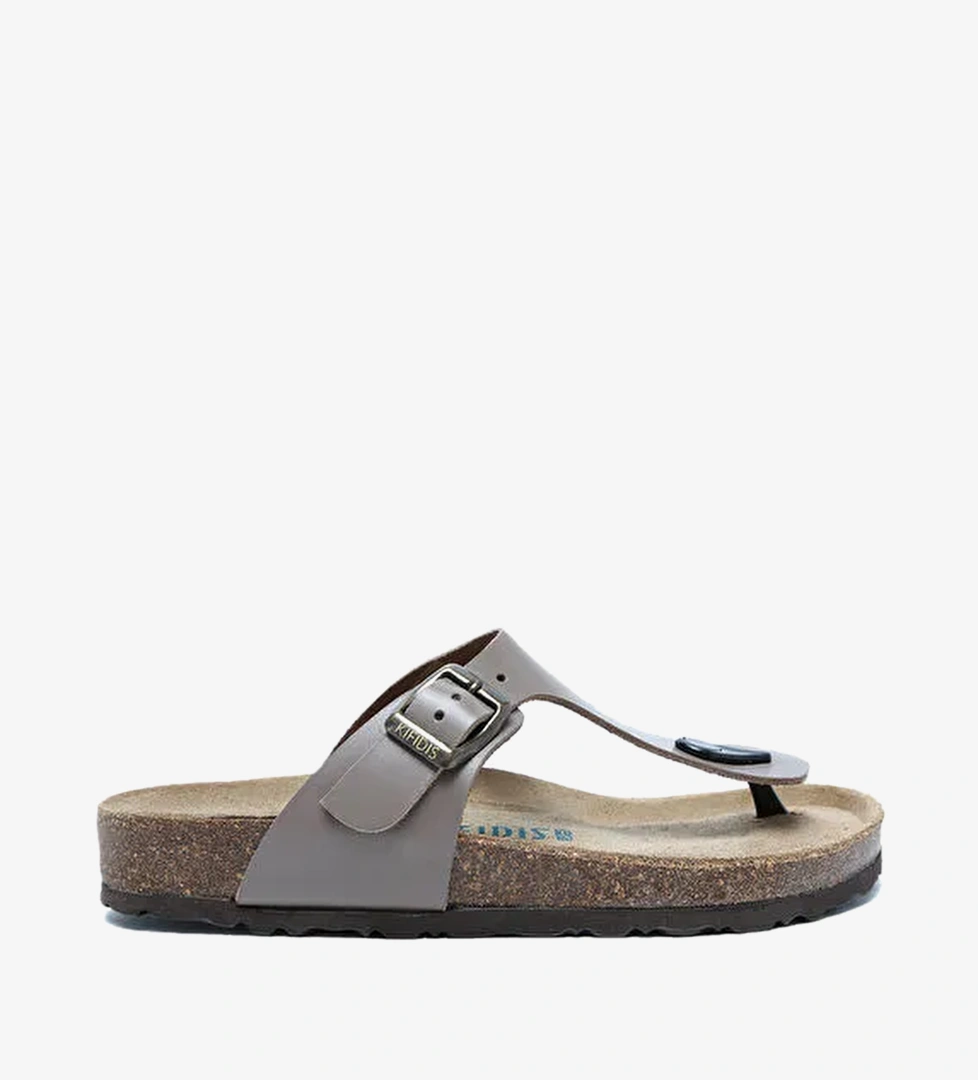 K8871DK Kifidis Soft Step Kadın Parmak Arası Deri Mantar Terlik 36-41