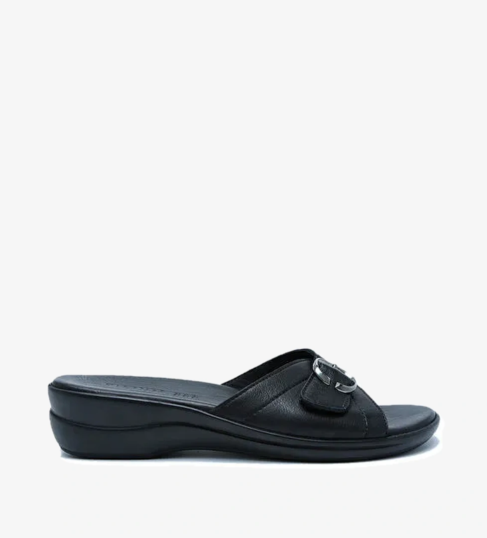 Kifidis Vizon Kadın Deri Terlik 12KFA1TERK00002 - Görsel 1