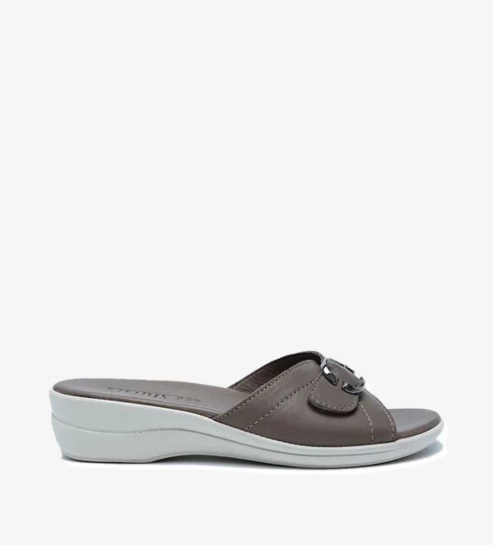 K1992-123 Kifidis Kadın Deri Terlik 36-41 - Görsel 1