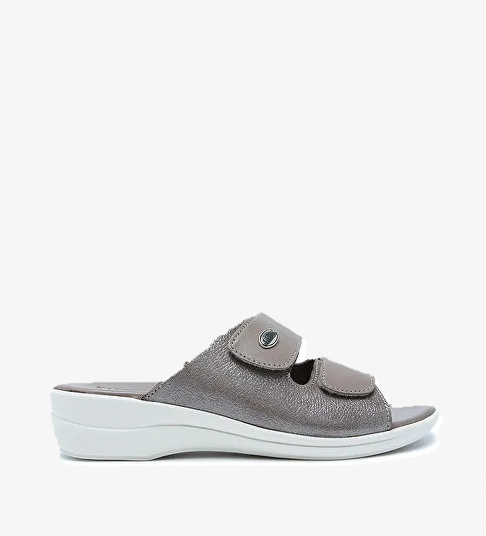 K1992-124 Kifidis Kadın Deri Terlik 36-41 - Görsel 1