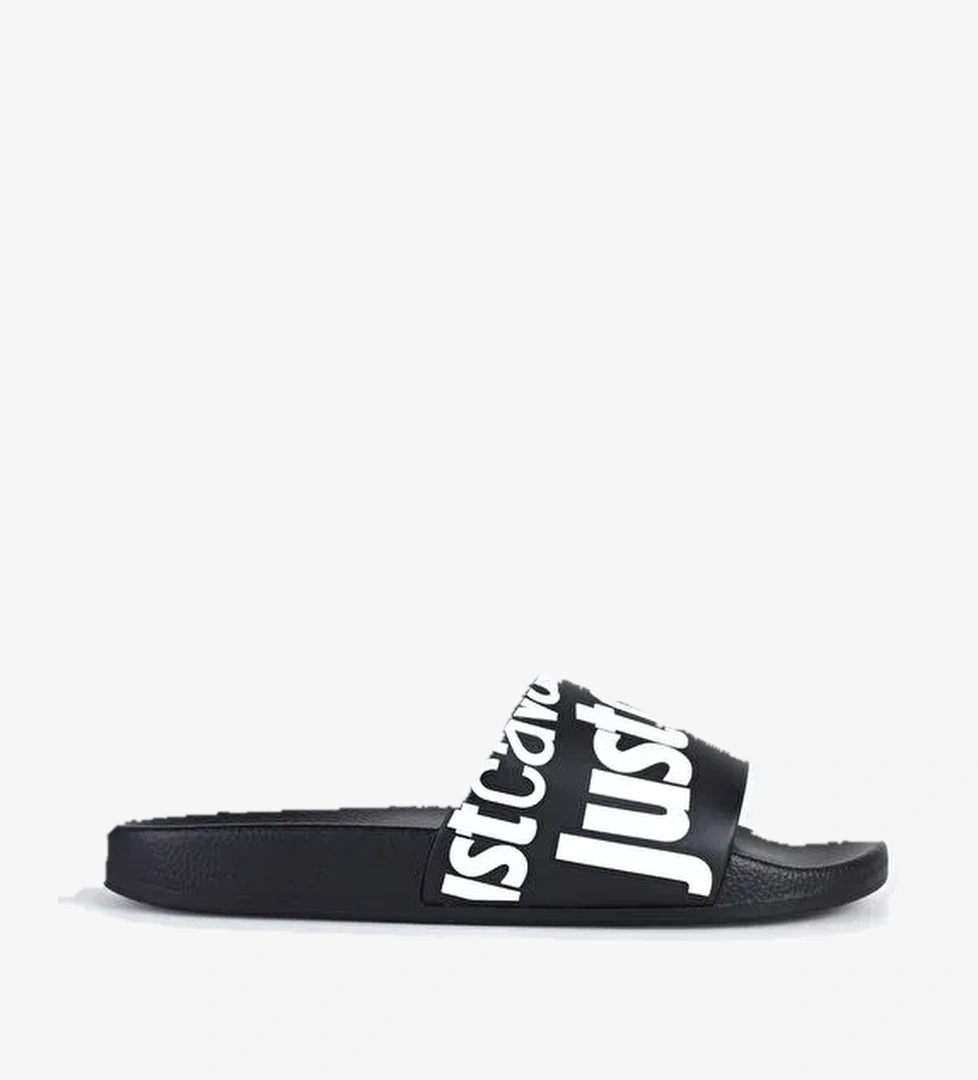 Just Cavalli Siyah-Beyaz Erkek Terlik FONDO POOL DIS. 1