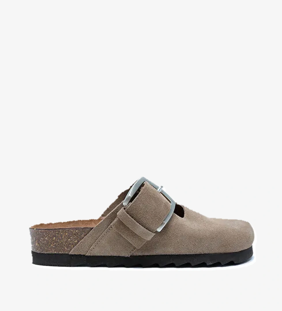 Kifidis Vizon Kadın Süet Terlik 12KST1TERK00003 - Görsel 1