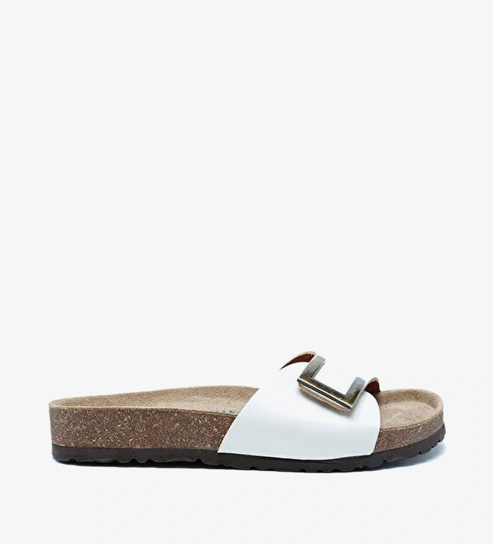 K10280DK Kifidis Soft Step Kadın Deri Mantar Terlik 36-41