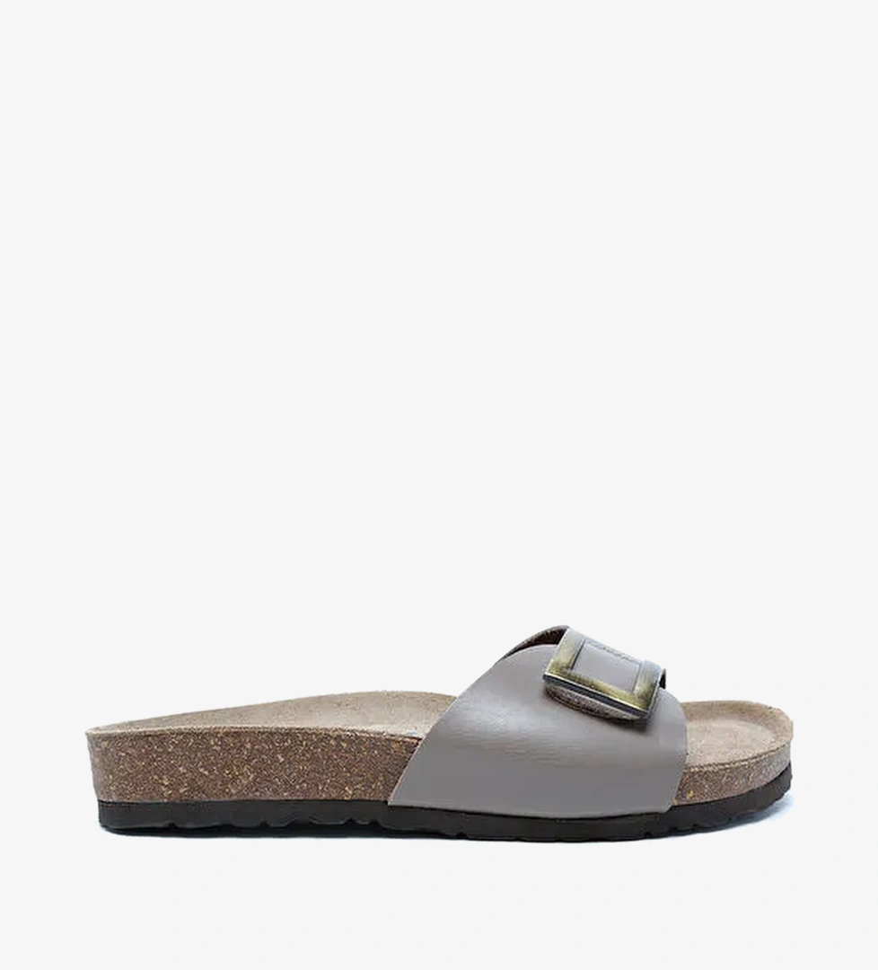 K10280DK Kifidis Soft Step Kadın Deri Mantar Terlik 36-41