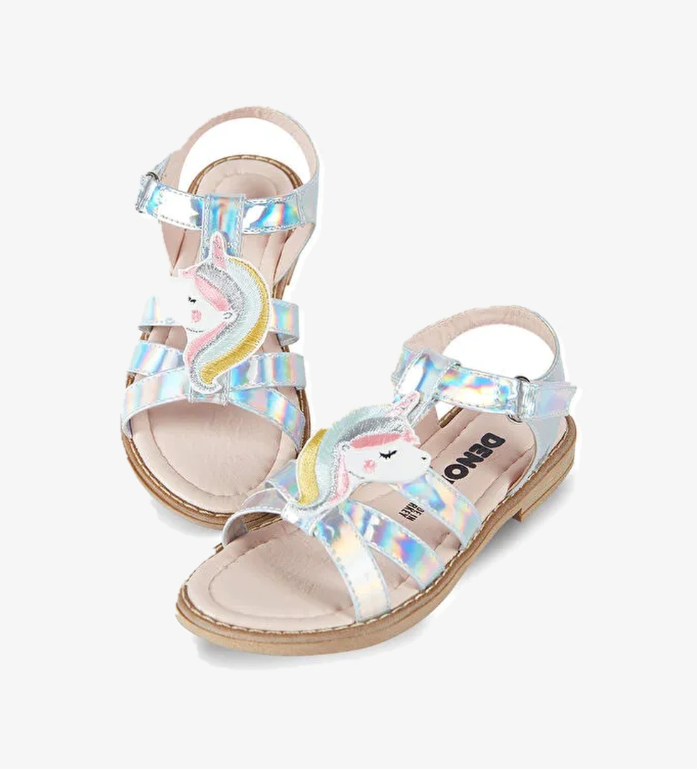 Unicorn Kız Çocuk Sandalet - Görsel 1