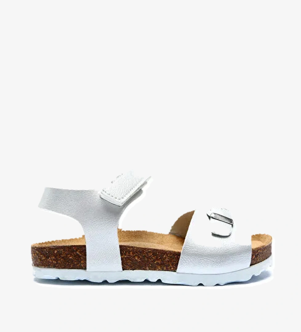 SK05 Kifidis-Kids Soft Step Çocuk Mantar Sandalet 24-32 - Görsel 1