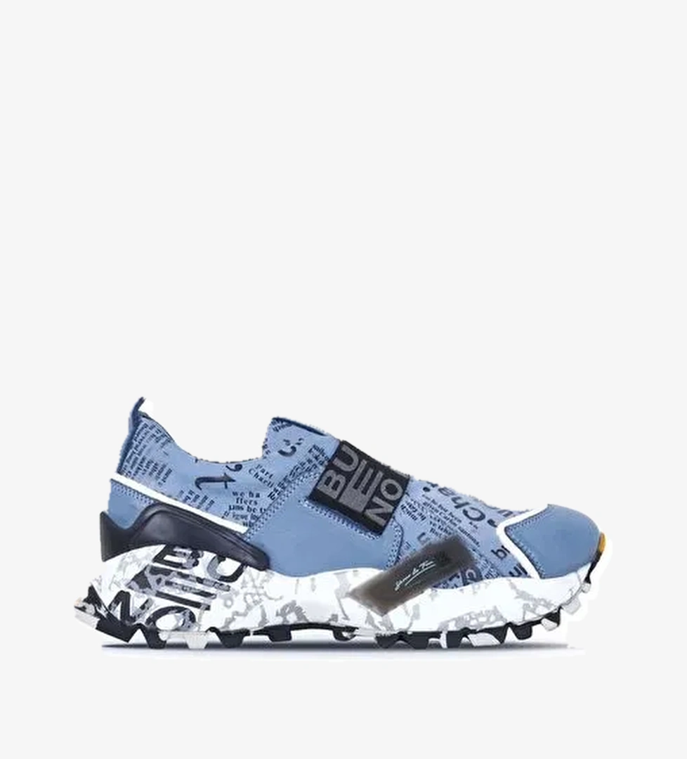 Bueno Shoes Mavi Deri Kadın Spor Ayakkabı 01wr2109 - Görsel 1