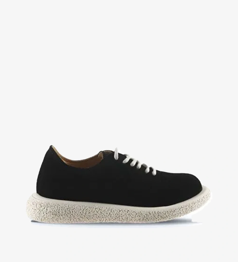 Bueno Shoes Siyah Süet Kadın Spor Ayakkabı 01wu8901 - Görsel 1