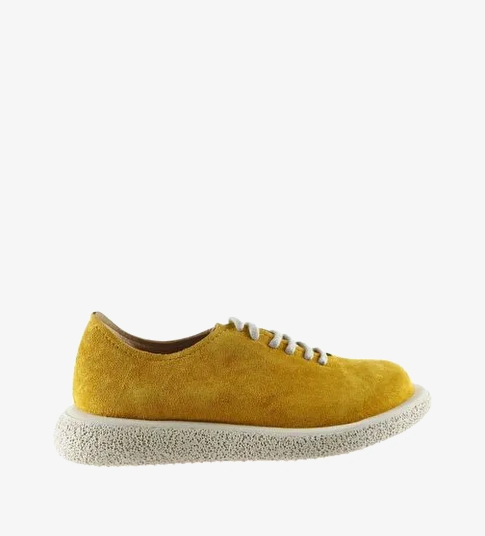 Bueno Shoes Sarı Süet Kadın Spor Ayakkabı 01wu8901