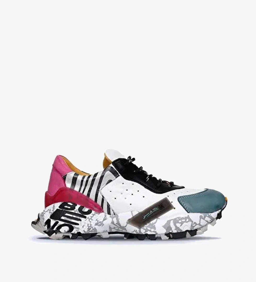 Bueno Shoes Mavi Deri Kadın Spor Ayakkabı 01wq10600